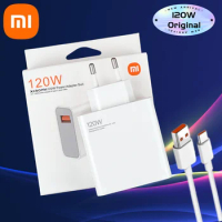 120W Fast Charger Original XiaoMi Quick Turbo Charging Power Adapter 6A Usb Type C Cable For Mi 13 12 Ultra Pro Note 12 Pro 13