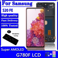 Super AMOLED For Samsung S20 FE G780 G780F LCD Display Touch Digitizer Assembly For Samsung S20 FE 5G G781 G781B With Fingerprin