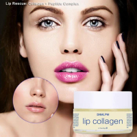 Lip Sleep Facial Mask Lip Collagen Containing Hydroxy Acid Peptide Complex Lip Mask Repair Lip Wrinkles Cracks Inflammation