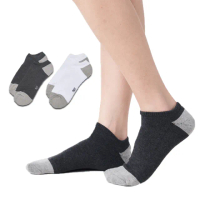 【Billgo】*現貨*六入組MIT台灣製 奈米竹炭纖維 毛巾底船型襪 隱形襪 3色 22-28CM(環保、健康、舒適)