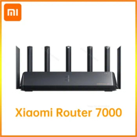 xiaomi router 7000 Qualcomm A73 7000 megabit rate Triple frequency expansion 4K QAM 160MHz 1GB NFC APP settings 2.5g port