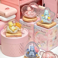 Miniso Care Bears Weather Forecast Series Blind Box Anime Peripheral Figures Tabletop Ornaments Cartoon Decorative Surprise Gift