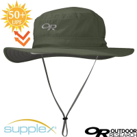 Outdoor Research OR 超輕防曬抗UV透氣可調可收折中盤帽子(UPF 50+.附帽繩)_軍綠