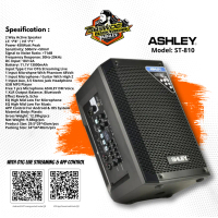 SPEAKER AKTIF 2 WAY ST-810  ASHLEY