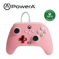 【PowerA】|XBOX 官方授權|增強款有線遊戲手把(1518815-02) - 粉紅色