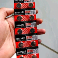 [ 1Biji ] Maxell Alkaline Battery AG10 LR1130 1.5V / Batu Batre Jam LED Calculator / Baterai Kancing