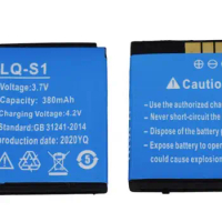 2pcs LQ-S1 Smart Watch Battery 3.7v 380mAh Lithium Rechargeable Battery LQ-S1 Replacement for QW09 DZ09 W8 A1 V8 X6 SmartWatch