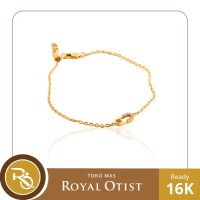 Gelang Emas Serut Peniti 16 K