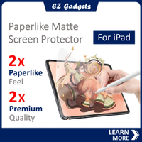 Paperlike Matte Screen Protector กระจกนิรภัยสำหรับ iPad Air 6 M2 iPad 10 iPad 9 iPad Air 4 Air 5 Pro