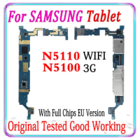 100% TESTED Unlocked For Samsung Galaxy Note 8.0 3G N5100 WIFI N5110 Motherboard Tested Working Replace main Logic boards MB