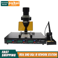 PUHUI T862 Soldering Welder IRDA Lnfrared Bga Rework Machine BGA SMD SMT Desoldering Rework Station Infrared rework station