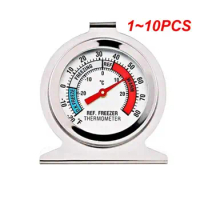 1~10PCS Stainless Steel Mini Digital Thermometer Termometro DIAL High Accuracy Fridge Freezer -30 To 30°C Home Kitchen Tools