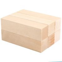 Khối Chạm Khắc Basswood, Bộ 6 Cái, Thích Hợp Cho Người Mới Bắt Đầu, Bộ Dụng Cụ Chạm Khắc Thủ Công Tự