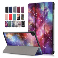 PU Case Flip Cover For Samsung Galaxy Tab S6 Lite 10.4 SM-P610 SM-P615 stand cover for Samsung Tab S6 10.4inch tablet case + pen