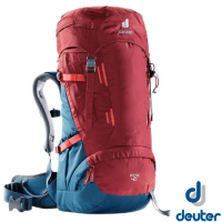 Deuter Fox 40+4L 專業輕量拔熱透氣背包_紅/藍