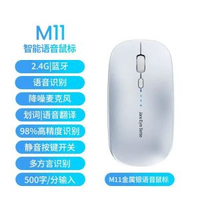 內地直送 - 前行者AI語音打字滑鼠無線藍牙智能輸入翻譯可充電款辦公靜音聲控