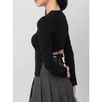 Evertops -Rib | Gianni Top M BLACK