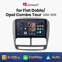 Junsun V1 Wireless CarPlay Android Auto Radio For FIAT Doblo Opel Combo Tour 2010 - 2015 4G Car Multimedia GPS 2din autoradio