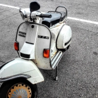 偉士牌 古董車 150 VESPA PX150 E 白色,二手機車