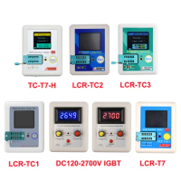 LCR-T7 LCR-TC3 LCR-TC2 LCR-TC1 TC-T7-H Transistor Tester High Precision LCD Meter Diode Triode Capacitance Withstand Tester