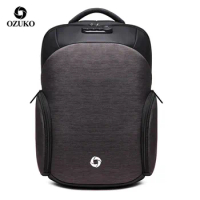 OZUKO Backpack Men Waterproof Male Mochila USB Charge 15.6 Laptop Backpack Casual schoolbag Anti-thief Backpacks Travel Bags