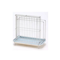 【真心良品】皇家拿鐵不鏽鋼刀具砧板瀝水收納架(1入)