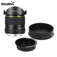 8mm F/3.0 Aspherical Circular Camera Lens Ultra Wide Fisheye Lens for Canon DSLR 550D 650D 750D 77D 80D 1100D Cameras
