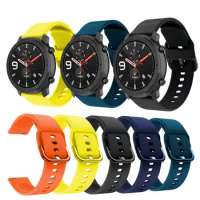 20mm 22mm Silicone Bracelet For Xiaomi Amazfit GTR 47mm 42mm Strap For Huami Amazfit GTR 42mm 47mm Smart watch band wriststrap
