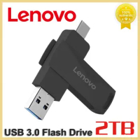 Lenovo Metal Usb Flash Drives USB3.0 High Speed File Reading Pen drive 2TB 1TB 512GB Portable Waterproof Memoria Usb Flash Disk