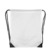 Wholesale Price 210d Drawstring Backpack Bag High Capacity Logo Printed Oem Blank Shopping Bag