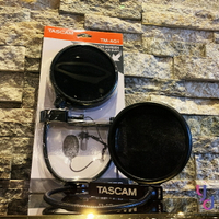 現貨可分期 日本 TASCAM TM-AG1 雙層 防噴罩 尼龍網 防噴麥罩 電容式 麥克風 適用 直播 錄音 K歌