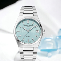 CONSTANT 康斯登 HIGHLIFE 現代經典機械腕錶-34mm冰藍  女錶 機械錶 FC-303LB2NH6B