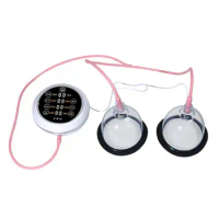 Electric Breast Massager Vacuum Cup Vibrating Breast Enlarge Enhance Nipple Sucker Breast M