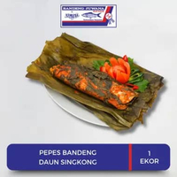 Pepes Bandeng Vacuum Frozen - Bandeng Juwana Elrina Daun Singkong