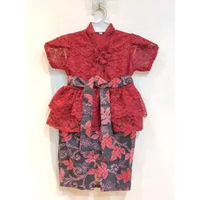 Setelan kebaya anak Freya Kid setelan baju brukat anak perempuan batik kebaya kutubaru anak setelan 