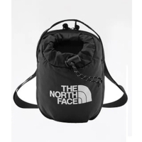 【The North Face】BOZER CROSS BODY 超輕量+耐磨 抽繩休閒單肩包.隨身袋(52RY-JK3 黑 N)