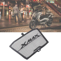 Radiator Guard Grille Protector Grill For Yamaha Xmax 300 250 2017 2018 Scooter Accessories Water Tank Protection Cover (Black)