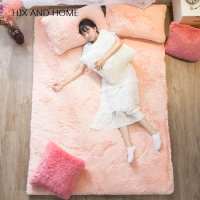 Foldable Mattress in Winter Coral Fleece Comfortable Fabrics Warm in Winter Foldable Mats King Queen Twin Full Size Bed Product