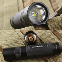 Convoy S2 Plus With Luminus SST20 LED Portable Flashlight With 12-Groups Swtich Modes For Outdoor Camping Hiking Torches Lantern