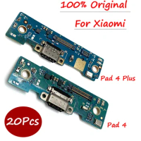 20Pcs/Lot，100% Original USB Charging Port Plug Socket Jack Connector Charge Board Flex Cable For Xiaomi Mi Pad 4 Plus Pad4