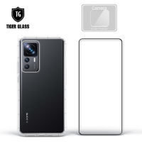 T.G MI 小米 12T Pro 手機保護超值3件組(透明空壓殼+鋼化膜+鏡頭貼)