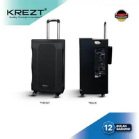 KREZT PORTABLE PA AMPLIFIER WAS-P20015C 3-WAY SPEAKER 15 INCH & OTG UNTUK LIVE STREAMING WAS-P20015C