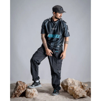 Athletica - Athletica x Wellborn Crease Cargo Black | Cargo Pants | Celana Cargo | Cargo Taslan | Ce