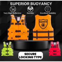 SafetyPlus Life Jacket SJK-SP388 (Durable) Kids Adult Safety Outdoor Life Jacket Swimming Life Jacke