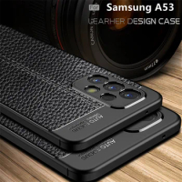 For Samsung A53 Case For Samsung A53 Cover Capas Bumper Back Shockproof TPU Soft Leather For Fundas Samsung Galaxy A73 A53 Cover