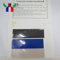 500gram Irreversible Screen Printing Temperature Sensitive Ink Colorless to Blue, 65C degree