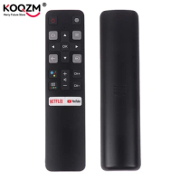 Voice Remote Controll RC802V FNR1 For TCL With Netflix And YouTube RC802V 49P30FS 65P8S 55C715 49S6800 43S434 TV Remote Control