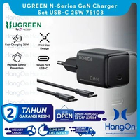 UGREEN 75103 N-Series GaN Charger Set USB-C Port Adaptor with Cable Type C Fast Charging 25W Multipl
