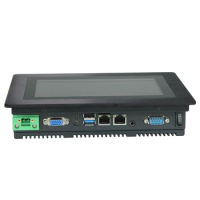 7" Industrial Fanless Panel PC i5 6200U capacitive touchscreen embedded mini PC 1024x600