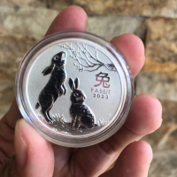 Perak murni fine silver 1/2oz 15.5 gram